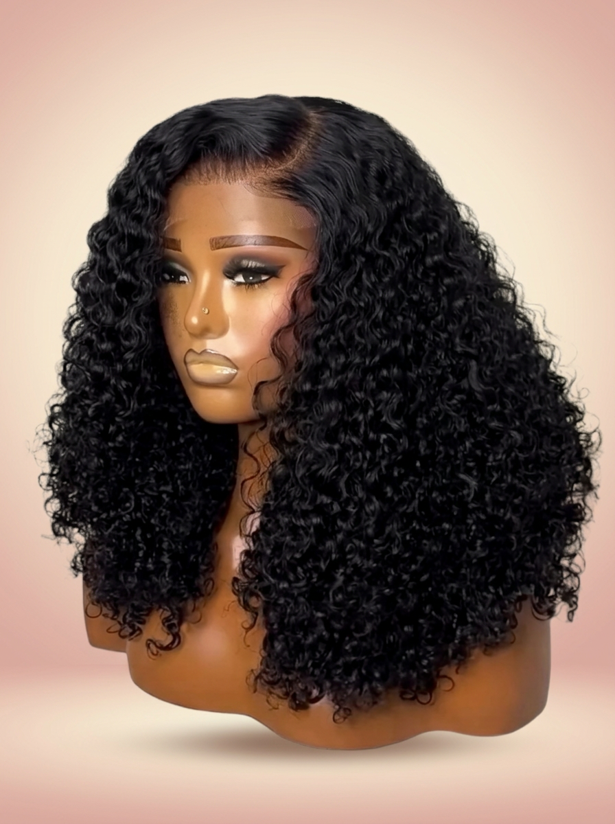 Kinky Curl Shoulder Wig
